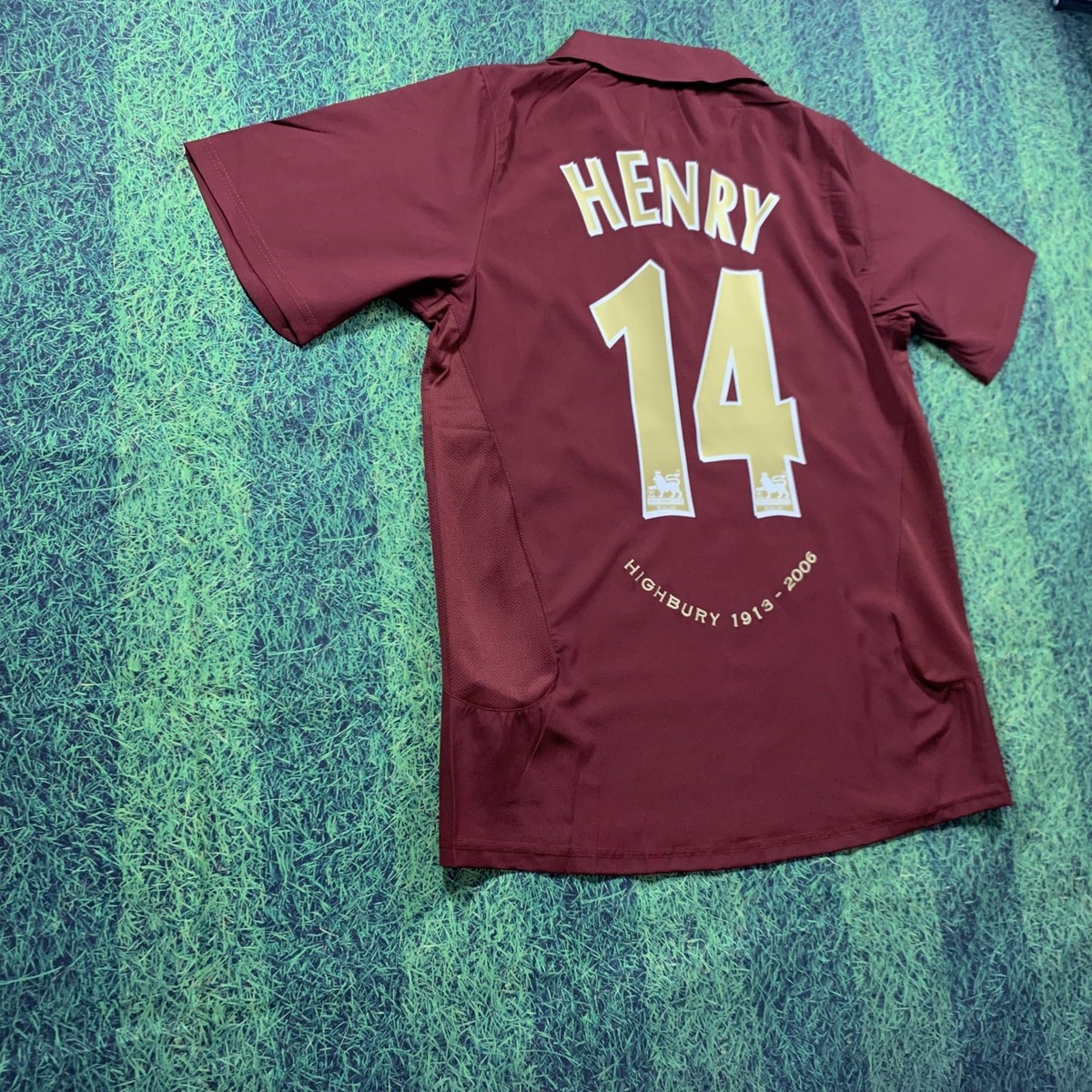Thierry Henry Arsenal 2005/2006 Home Jersey - Retro Shirt - Mens