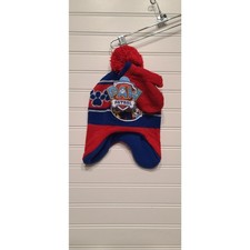 Nickelodeon Toddler Paw Patrol Beanie Mitten Set NWT