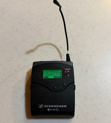 Sennheiser ew 100 G2 EK 100 Wireless diversity receiver freq Range-B 626-668 MHz