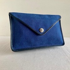 Borsa a marsupio Celine vintage in denim blu