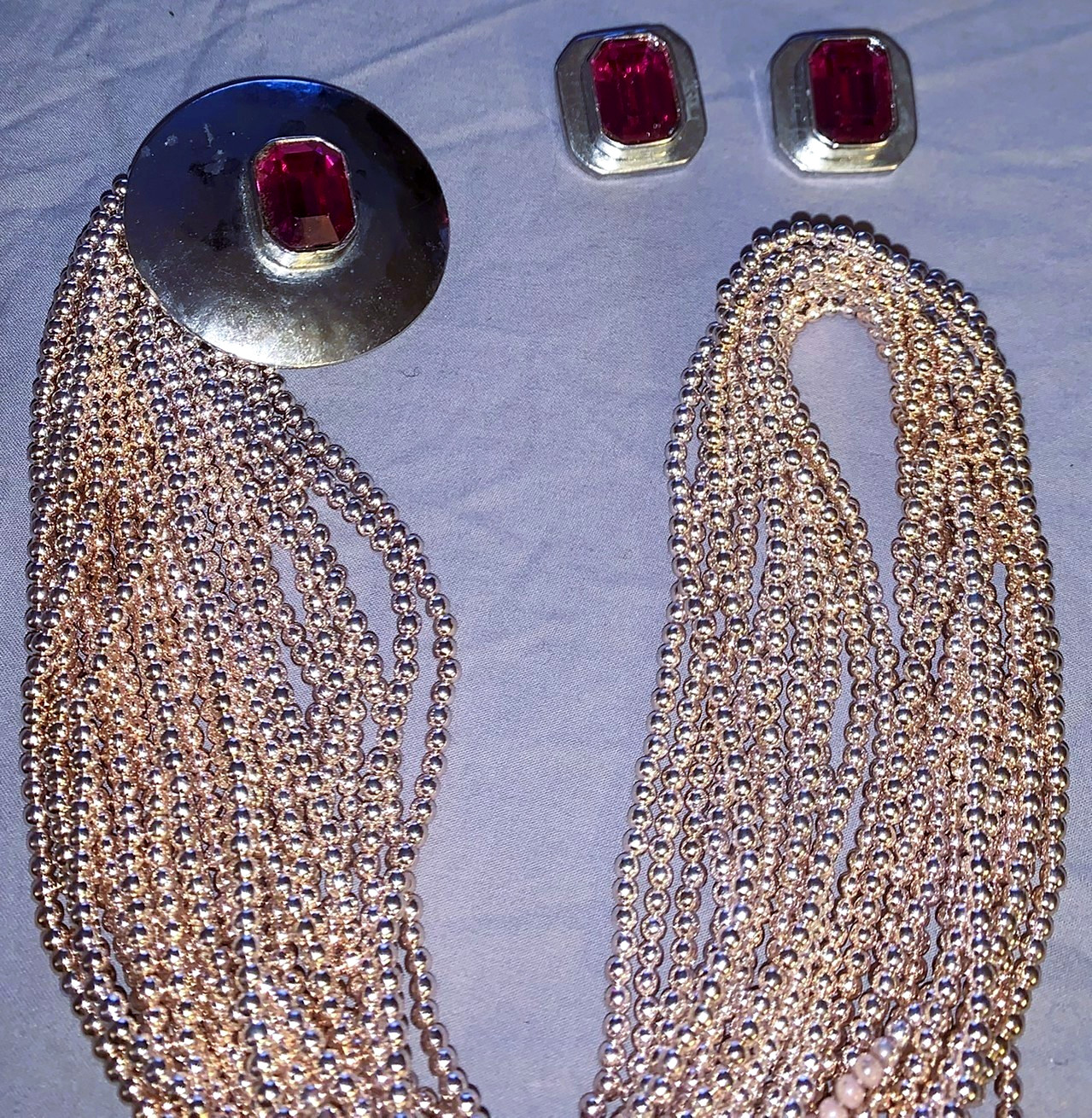 Great   Tess Designs  Signed  Statement  Necklace… - image 2