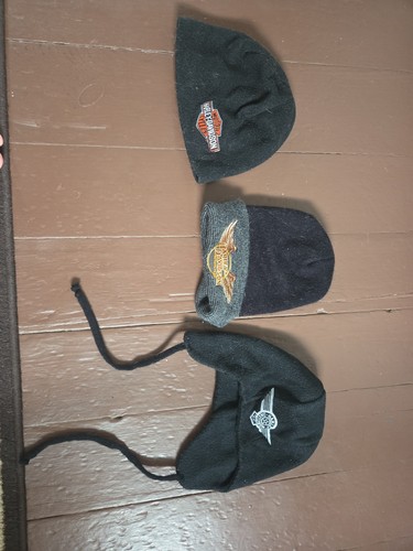 Harley Davidson Lot Of 3 Beanies