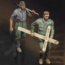1/35 Scale WWII German Soldiers Burial Detail Resin Figure Set Unassembled