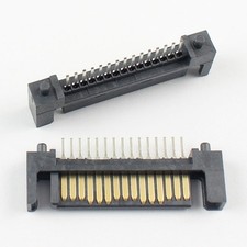 5pcs SATA 15 pin DIP type male straight adapter connector for hard drive HDD ea