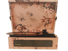 Crosley CR8017B-FL Voyager Giradischi Vinile Portatile Vintage con Bluetooth