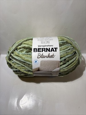 Yarnspirations Bernat Blanket Yarn -  Grassy  - Super Bulky 6, 10.5oz