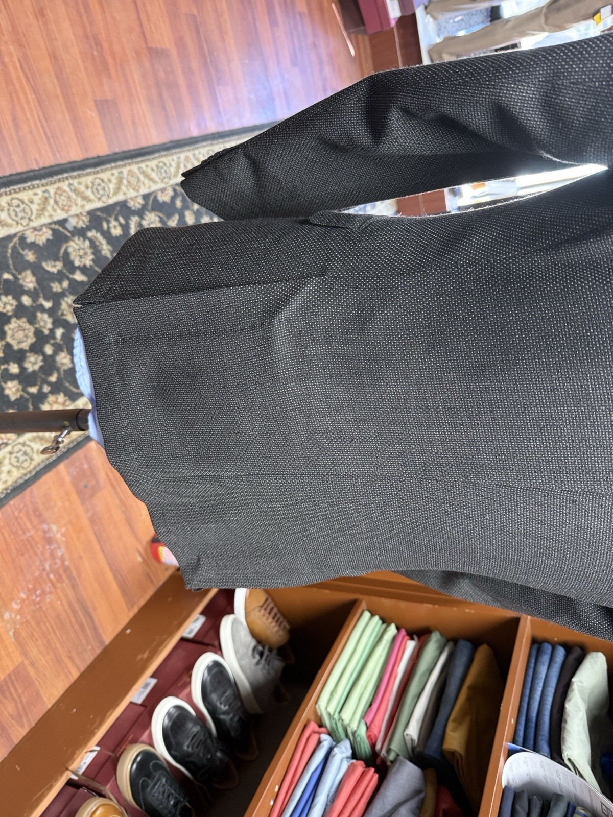 Hugo Boss Men's Henry181S Slim Fit Wool Blue Sport Coat Jacket Sz 36S thumbnail 6