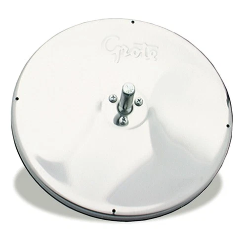 Grote 12183 Mirror 8 Inch Stainless Steel Convex W/Center Mount Ball Stud