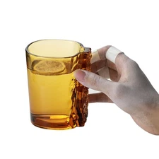 Rock Climbing Mug Deep Amber Climber 13.3 oz Gear Finger Training Gift