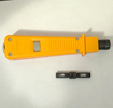 Punch Down Tool w/ Removable Blade Insert for Cable Termination