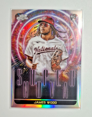 James Wood - 2025 Topps Chrome Cosmic Super Nova Case Hit SSP Rookie Nationals