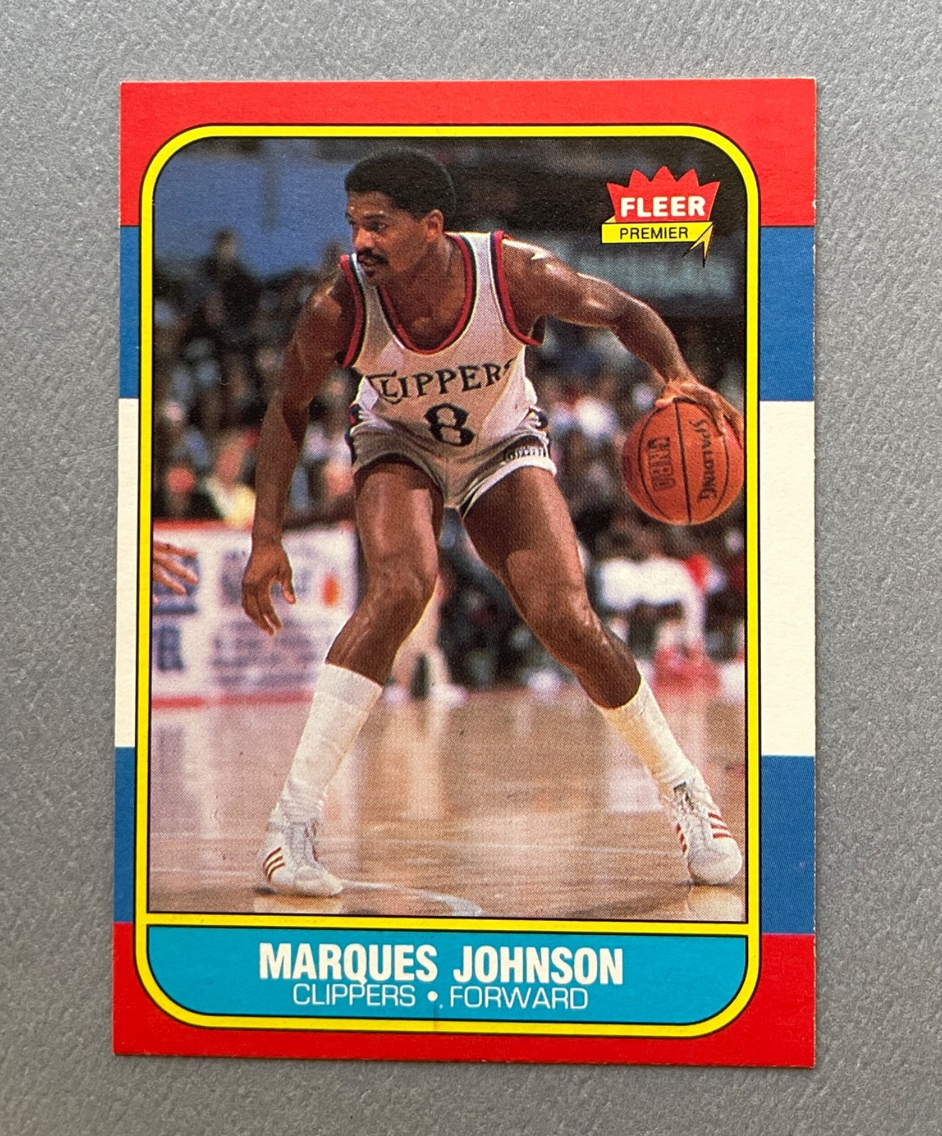 1986-87 Fleer Basketball Marques Johnson #54 Los Angeles Clippers