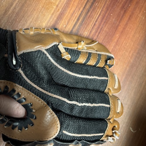 Adidas Youth Baseball Glove 10” TS 1000BR Right Hand Throw Black/Tan - Picture 6 of 6