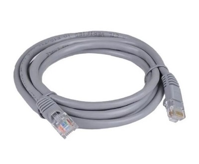Onn 7ft Cat5e Patch Cable - 4ONN54210 Category 5e UTP Ethernet Patch Cable Gray
