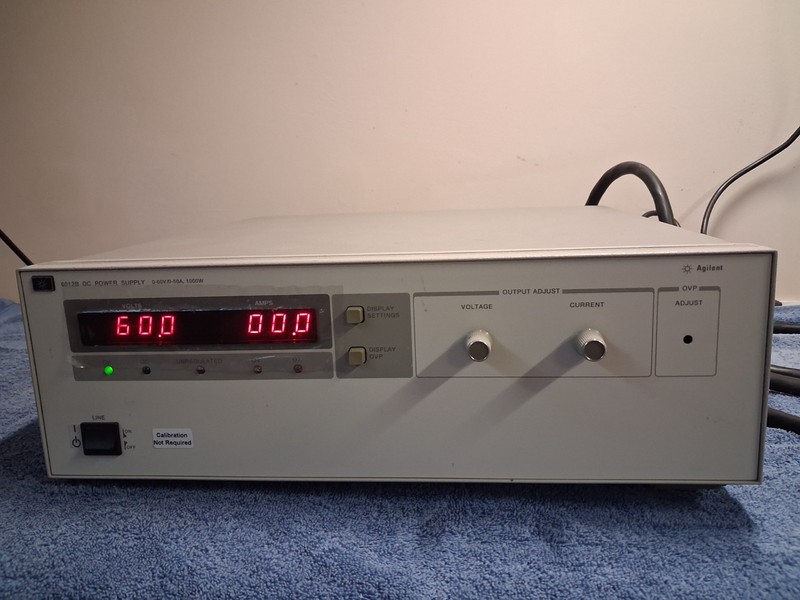 Agilent 6012B 60V 50A 1000W DC Power Supply   Load Tested