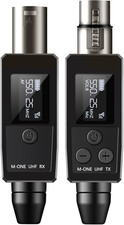Wireless Microphone System UHF Wireless XLR Transmitter and Receiver for Dynamic