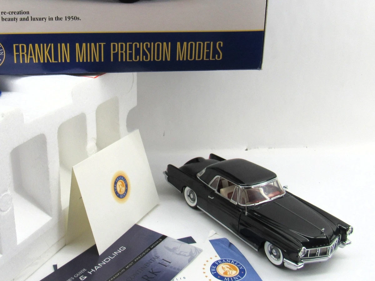 Franklin Mint 1/24 Lincoln Continental Cabriolet 1941 Brown Diecast Model Car - Collection