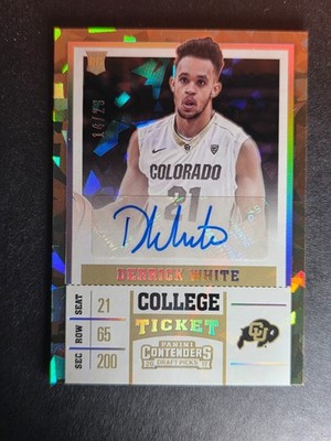 2017-18 Panini Contenders Derrick White Rookies (Asst Draft Picks/Contenders)