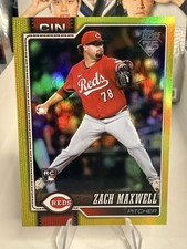 2026 Topps Series 1 - ZACH MAXWELL - Gold Rainbow Foil #’d/399 Rookie Card- REDS