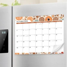 SUNEE Magnetic Calendar for Refrigerator 2026-2027 from October 2025 to June 202