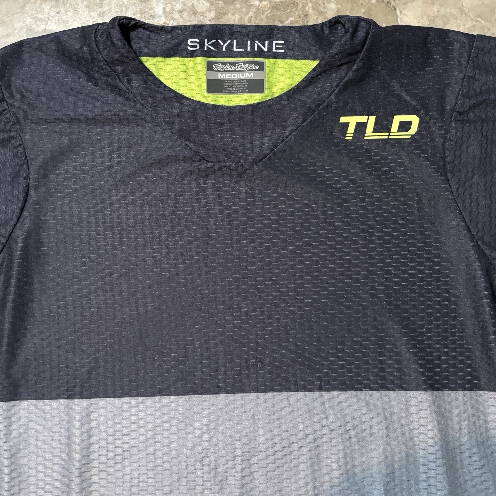 Troy Lee Designs Skyline Jersey Mens Medium Grey Motorsport 