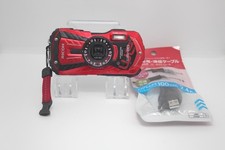 RICOH WG-30 Red Digital Compact Camera Good Condition Point  Shoot JP