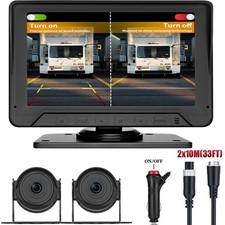 7'' Backup Camera and Monitor Kit Back System Parking Night Vision For Truck RV