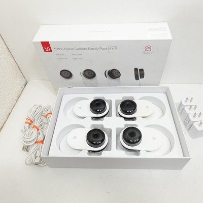 YI 1080p Home Camera Family Pack 4-in-1 Smart Security System YYS.2016 Boxed