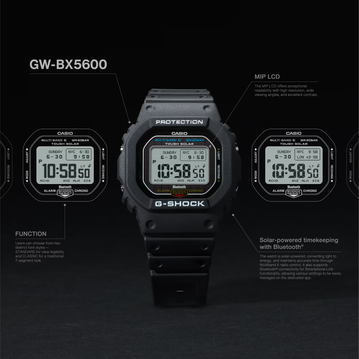 Casio Watch G-SHOCK GW-BX5600-1JF Black | eBay