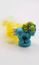 My Little Pony G1 Petite Pony Blue Mirror Ponytail Pony