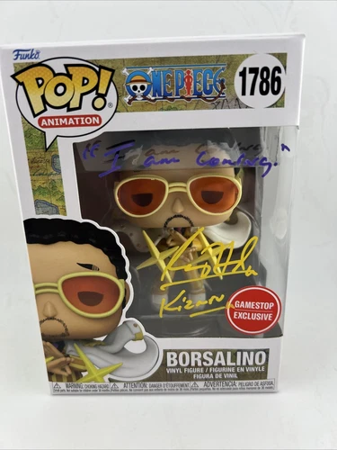 Funko Pop One Piece Borsalino 1786 Signed Autograph Ray Hurd Inscribed OCCM Cert
