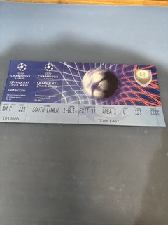 TICKET 2002 CHAMPIONS LEAGUE FINAL MINT UNUSED REAL MADRID v BAYER LEVERKUSEN