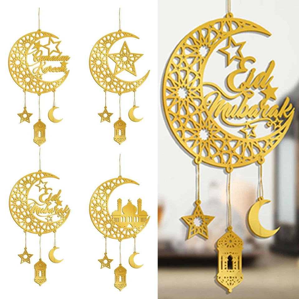 Décoration suspendue Ramadan pour mur ou fenêtre, pendentif festif de - Photo 1/1