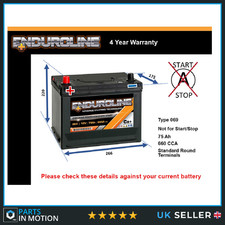 Battery fits CHEVROLET CAMARO CORVETTE EPICA NUBIRA NIVA IMPALA 069 New