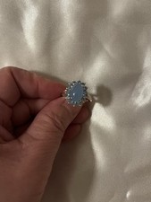Sterling Silver Gemstone Ring, Size 6, Never Worn