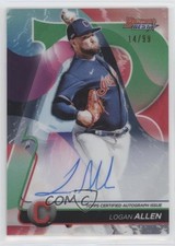 2020 Bowman's Best of Green Refractor 14/99 Logan Allen #B20-LA Auto 0g4