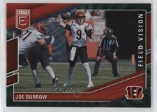 2022 Panini Donruss Elite Field Vision Green Joe Burrow #FV3 0e1b