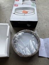 Globe Ray 1-Light Mate Black 18.5-Watt LED Outdoor Indoor Flush Mount NO HARDWAR