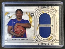 2023-24 Topps Royalty Marcus Sasser Regalia Relics RC Jersey #/99