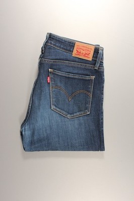 Damen Jeans Levi's 712 Slim Aktuelle Gr. W29 L34 D707