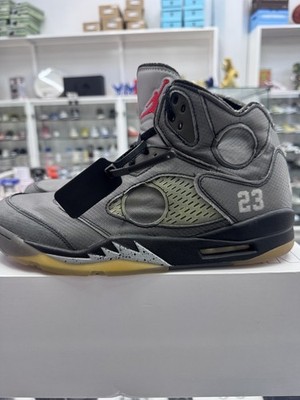 Air Jordan 5 Retro 2020 Off White Black/Muslin, Men's Size 13, CT8480-001