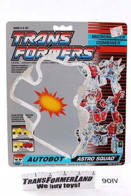Astro Squad Card Micromasters 1990 Vintage Hasbro G1 Transformers