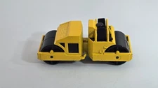 Hot Wheels WORKHORSES ROAD ROLLER Yellow /Black Interior