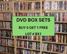 DVD BOX SETS 5 - Pick Choose, BUY 5 GET 1 FREE MOVIES - BX1 - FREE SHIPPING