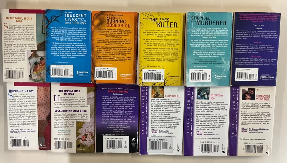 Maggie Shayne Silhouette & Harlequin PB Lot of 12 Innocent Prey, Forever Dad Foto 3 de 3