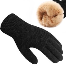 Winter Gloves for Women, Cold Weather Warm Fleece Lined, Touch screen Glove