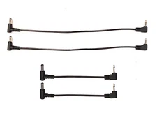 Combo Pack of Short Effects Pedal DC Power Cables for Gator G-Bus 8 Power Supply