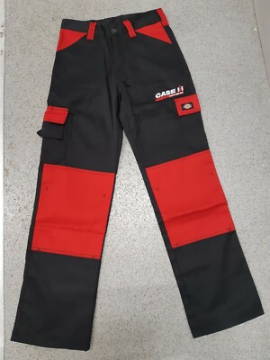 DICKIES CASE IH TROUSER ADULTS RED 