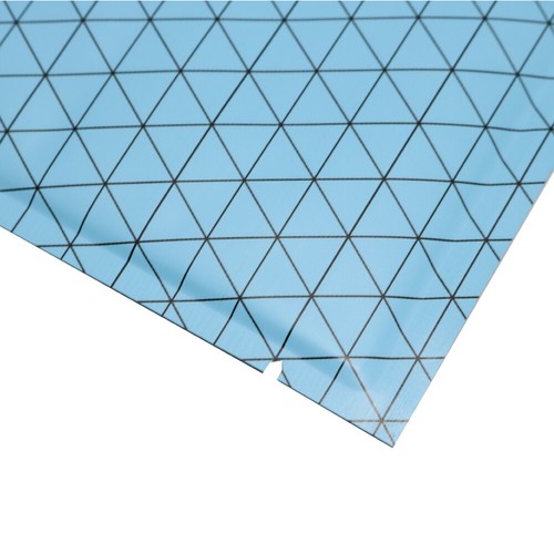 100/500 Sacchetti Riempimento Aperti Foglio Mylar Alluminio Blu e Nero Imballaggio - Foto 5 di 5