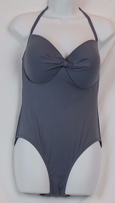 JCrew $125 Italian Matte Knotted Underwire Swimsuit 6 Pagoda blue NWT C0673 JCrew $125 Italian Matte Knotted Underwire Swimsuit 6 Pagoda blue NWT C0673